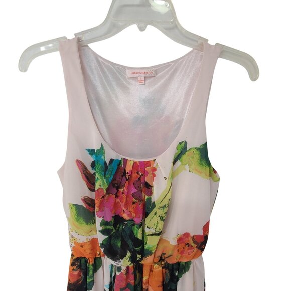 Margo & Sebastion Women's Sleeveless Mini Dress Floral Size S Floral - Picture 3 of 6